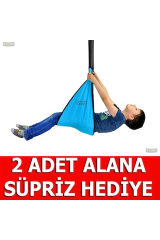 Bundera Damla Salıncak Çocuk Piknik Bahçe Salıncağı Spor Hamak Kırmızı