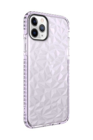 Apple Uyumlu iPhone 11 Pro Max Kılıf Zore Buzz Kapak Mor