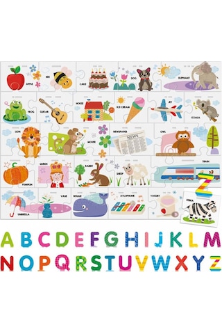 Headu Montessori Alfabe Bulmaca 3d it20973.