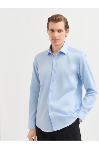 Karaca Erkek Slım Fıt Gömlek-açık Mavi 11.25s.04.300 Açik Mavi
