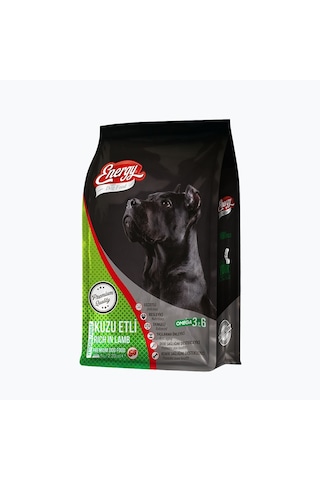 Energy Kuzu Etli Yetişkin Köpek Maması 1 KG