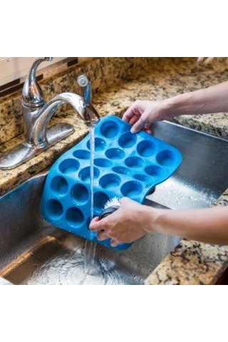 Jms Silikon Fırın Cupcake Pişirme Tepsiler Ve Kalıplar Tava Seti Yeşil + Tarif E-kitabı Yeşil