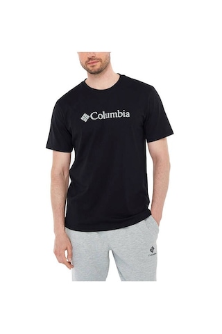 Columbia CSC M Basic Logo Brushed Erkek Kısa Kollu T-Shirt CS0287 Siyah