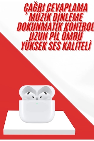 Mey İthalat 4.nesil Bluetooth Kulaklık Yüksek Ses Kaliteli Dokunmatik Kontrol Özellikli Yeni Nesil Diğer