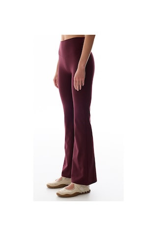 Penti Bordo İspanyol Paça Flare Soft Feel Yumuşak Dokulu Tayt