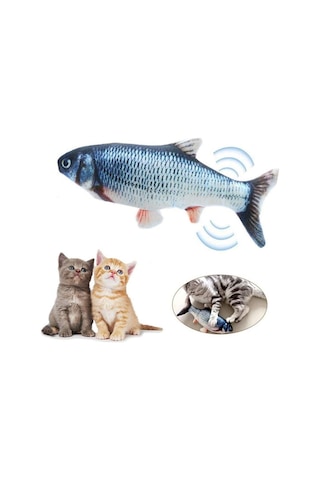 Kedi Oyuncağı Balık Şarjlı Dans Eden Balık Oyuncak Büyük Boy