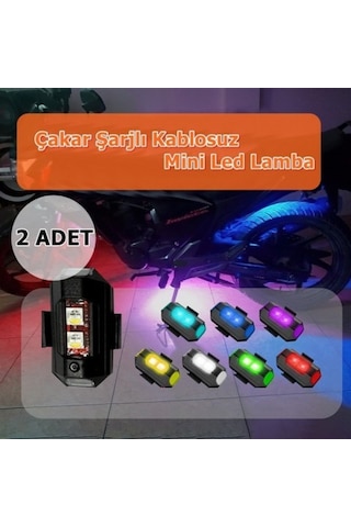 Nkt Group Motosiklet Bisiklet Otomotiv Mini Çakar Lamba Şarjlı