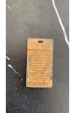 Tırtıklı Gold Renk Süslemeli Dikdörtgen Şekil Kitap Defter Ayracı