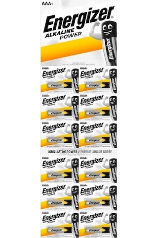 Energizer Alkalin Power Aaa İnce Kalem Pil 12'li Kartela-1807