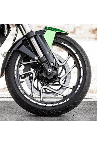 GP Kompozit Bajaj Dominar 250 / 400 2017-2024 Uyumlu Jant Şeridi Reflektif Gri