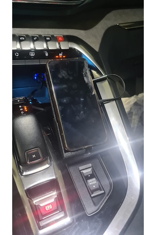 Peugeot 3008 5008 Telefon Tutucu Konsol Araca Özel Tasarım Birebir Uyumlu 1