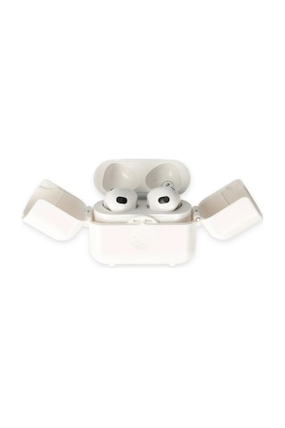 Apple, Uyumlu AirPods 3 3.nesil Basmalı Kılıf - Beyaz