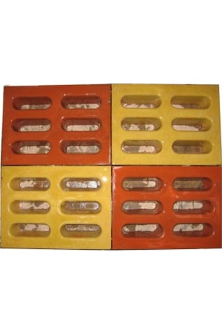 Dekoratif Plastik Çimtaşı Kalıbı Izgara Çim Taşı ( 5 Adet)