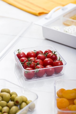 Mat Siyah Akrilik Saray Kahvaltılık Seti 13 Parça Siyah