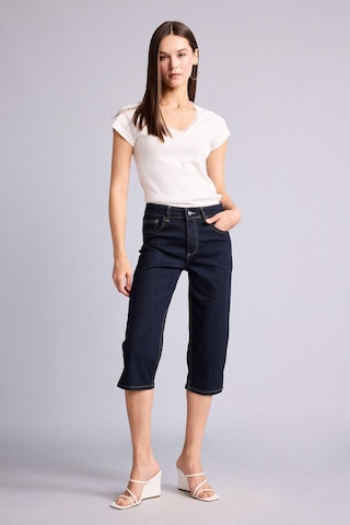 Defacto İndigo Kapri Jean Pantolon I0177ax26hsnm82 Mavi-nm82