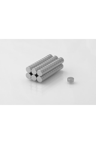 Neodyum Mıknatıs D6X3 Mm 50 Adet Silindirik Güçlü Mıknatıs