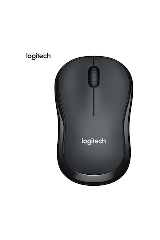 Maiyame Logitech M220 Kablosuz Ofis Fare - Sessiz, Simetrik Tasarım, 10m Alıcı Kapsama, Gri Renk Optik