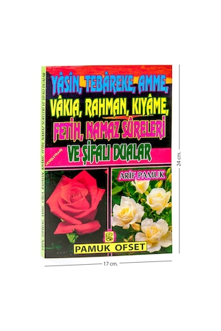 Yasin-I Şerif Kitabı - Beş Güllü Yasin - Orta Boy - 224 Sayfa - P