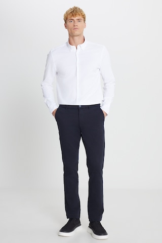 AC&Co / Altınyıldız Classics Erkek Lacı Pamuklu Slim Fit Dar Kesim Yan Cep Casual Pantolon Lacı