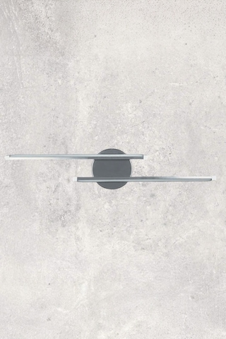 Sare Aplik Gri Renk Gün Işığı Ledli Mutfak Banyo Led Duvar Aplik Gri