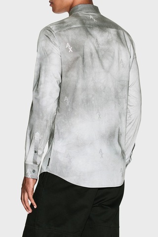 Armani Exchange Erkek Gömlek Xm001956 Af13184 F8042 Gri Gri