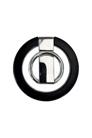 Zore Paris M1 Magnetik Ring Stand Telefon Tutucu Siyah