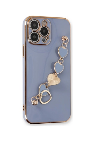 Apple iPhone Uyumlu Uyumlu 13 Pro Kılıf Esila Silikon - Gri Renkli