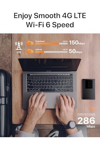 Mf3 Wifi Sabun, Sım 4g Lte Cat4, Kablosuz Wifi 6 Ax300 Taşınabilir, Şarj Edilebilir Pil, Usb-c Bağlantı Noktası, W
