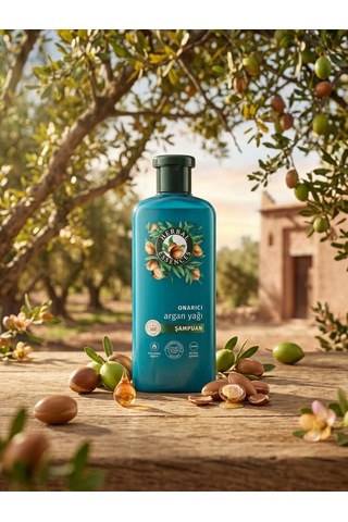Saçlarınız İçin Sıvı Altın Mucizesi: Argan Yağlı Onarıcı Bakım Herbal Essences Onarıcı Argan Yağı Şampuanı 250 Ml Tüm Saçlar