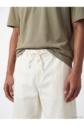 Lcw Vision Ekru Regular Fit Gabardin Erkek Şort