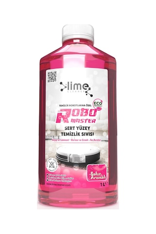 Lime Cleaner Robo Master Akıllı Robot Süpürge Yüzey Temizleyici Robot Deterjanı Sakız Aromalı 1 L