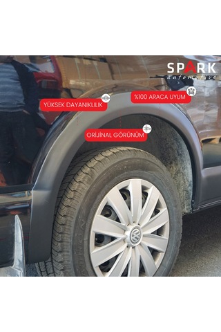 Volkswagen Transporter T6.1 2020-2022 Yıl Aralığı Uyumlu Uzun Şase Çift Sürgü Dodik Seti 11 Parça Siyah