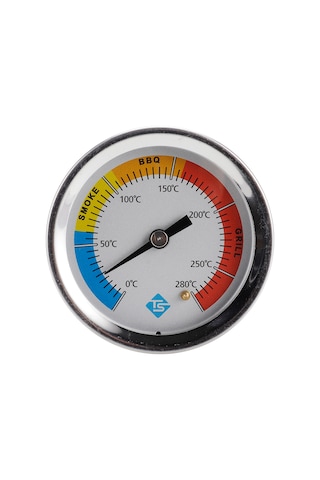 Springsun Inox Isı Ölçer 0-280 C, Fırın/barbekü İçin Hızlı Tepki, Gösterge Tipi, Toksik Madde Yok, Ip55 Koruma