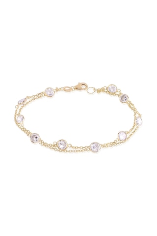 Emılıano Jewellery Silver 925 Ayar Zirkon Taşlı Tiffany Bileklik Gümüş - Rose Gold Emılıano Jewellery Silver 925 Ayar Zirkon Taşlı Tiffany Bileklik Gümüş - Rose Gold