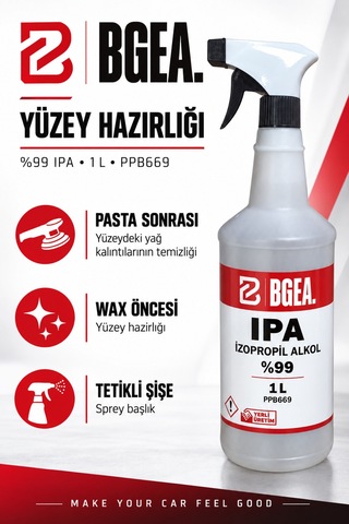 Bgea Ipa İzopropil Alkol %99 1 Litre Sprey Pasta Sonrası Yüzey Temizleyici