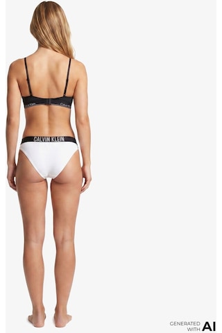 Calvin Klein Kadın Beyaz Hipster Bikini Altı Lv00q61240-15933