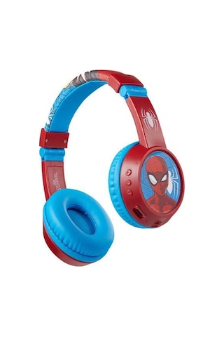 Marvel Spiderman Örümcek Adam Bluetooth Kulaklık Mikrofonlu Kablosuz Çocuk Kulaklığı Lisanslı Mv-9938-sp