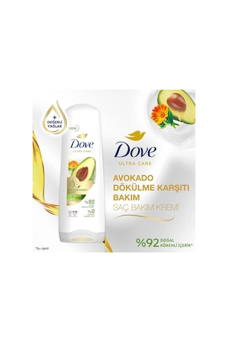 Dove Saç Bakım Kremi Dökülme Karşıtı Bakım Avokado Özü 2 x 350 ML