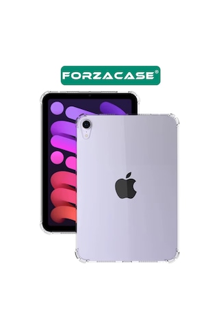 Forzacase Apple Uyumlu iPad  Mini 7. Nesil 2024 8.3 İnch A2995 İle Anti Shock Silikon Kılıf Şeffaf - Fc014 Silikon