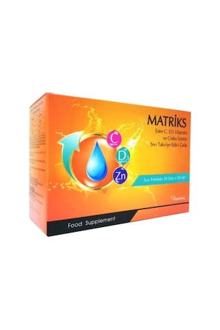 Matriks Ester C D3 Zinco 10 Ml X 20 Flakon