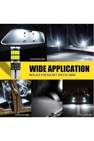 T10 Led 26 Ledli W5w Canbus Park Plaka Tavan Ampulü 4 Adet