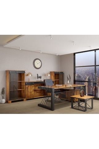 Ntconcept Ntconcept Masif Ağaç Ofis Takımı (496951539)