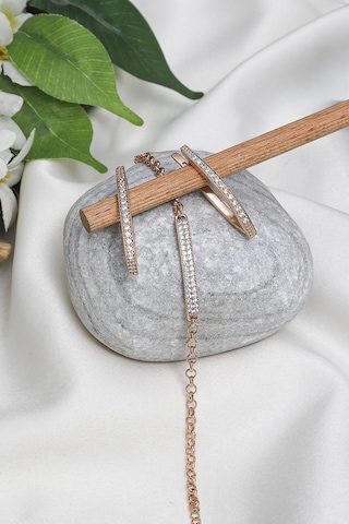 Mrs Flower Zirkon Taşlı Küpe Çok Renkli