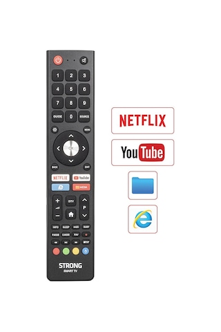 Strong Netflix - Youtube Tuşlu Lcd Led Tv Android Kumanda