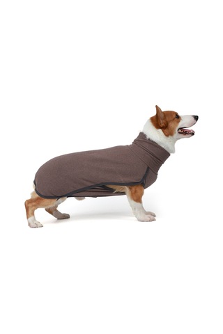 Geekyou Köpekler İçin Kışlık Isı Sağlama Triko, Yüksek Yaka, Esnek Ve Nefesli, Kahve Rengi 3xl Ya002m011