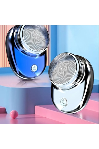 1 Adet Elektrikli Tıraş Makinesi Şarj Mini Cep Seyahat Jilet 3 saat