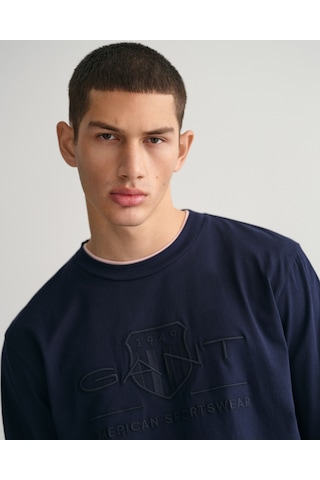 Gant Erkek Sweatshırt 2004041-433 2004041-433 Lacivert Lacivert