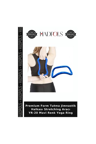 Premium Form Tutma Jimnastik Halkası Stretching Aracı Yr-20 Mavi Renk Yoga Ring
