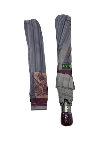 Baginn Snotline-april Kadın Şemsiye Otomatik Açılır 10telli Kapalı Boyut 40 CM 95 CM Çap Yeşil Ekose 001