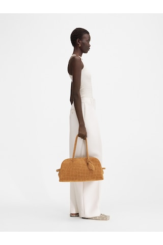 Jacquemus Şık Racerback Tank Top Crocodile Desenli Sevgili Kıyafeti, Fitted Kesim Beyaz Kapalı